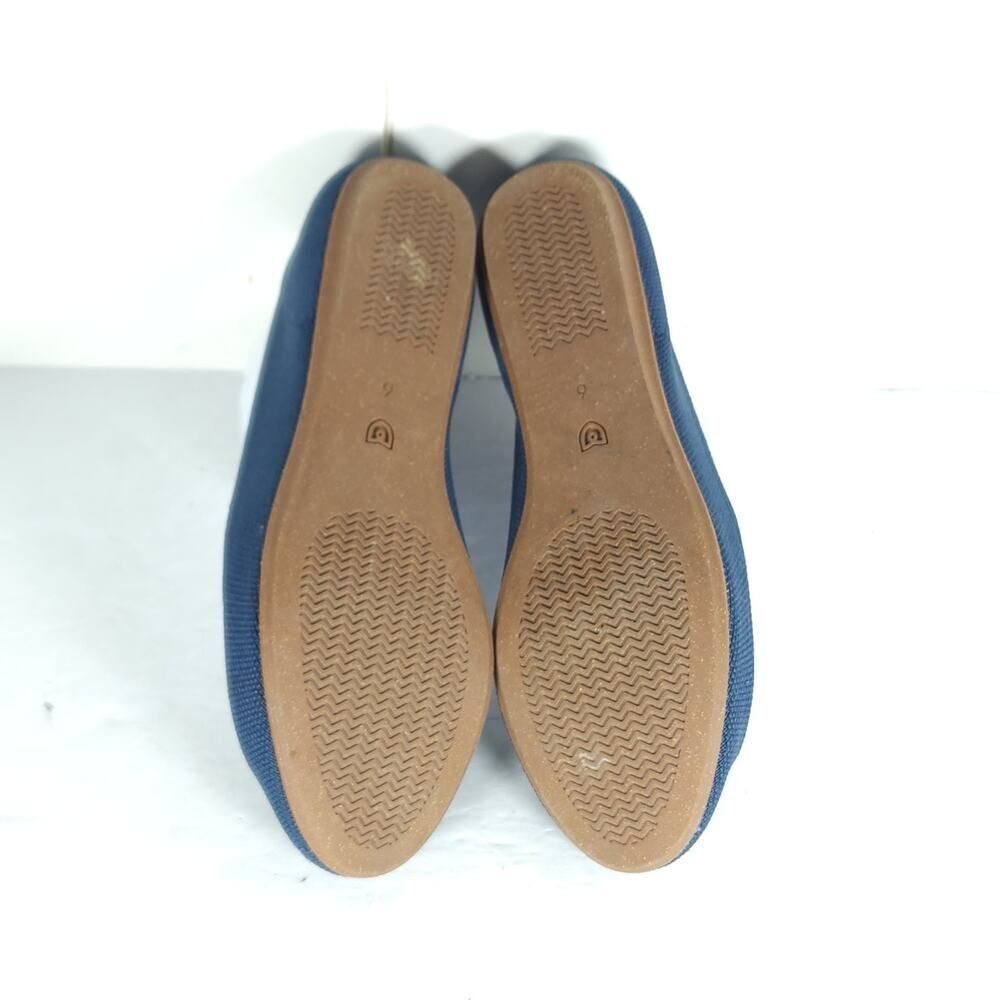 Rothy's Women's The Flat Round Toe US6 Navy Blue Textile Slip On Ballet Flats - Picture 11 of 16
